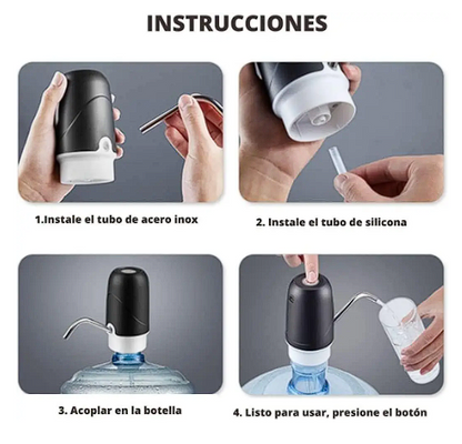 Dispensador De Agua Eléctrico Recargable - ENVIO GRATIS Y PAGO CONTRA ENTREGA.